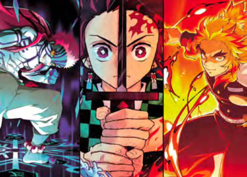 TRIPTYQUE EPÉE DEMON SLAYER