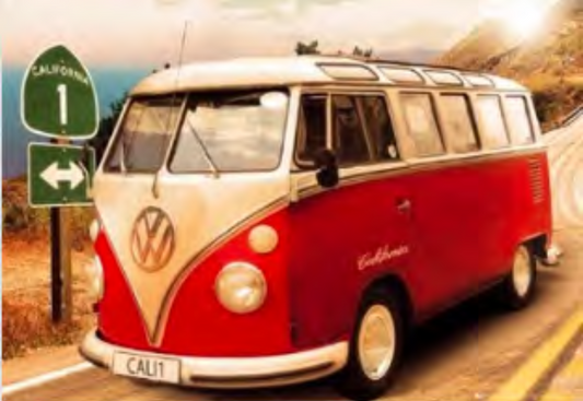 COMBI ROUGE VW