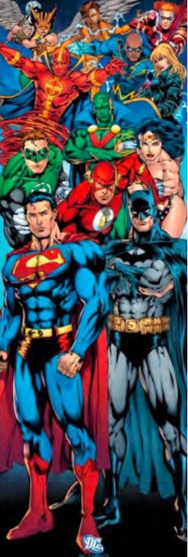 DC COMICS FORMAT DE PORTE