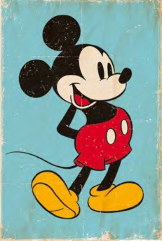 MICKEY FOND BLEU