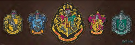 HARRY POTTER CRESTS FORMAT PANORAMIQUE