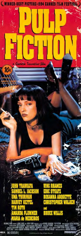 PULP FICTION FORMAT DE PORTE