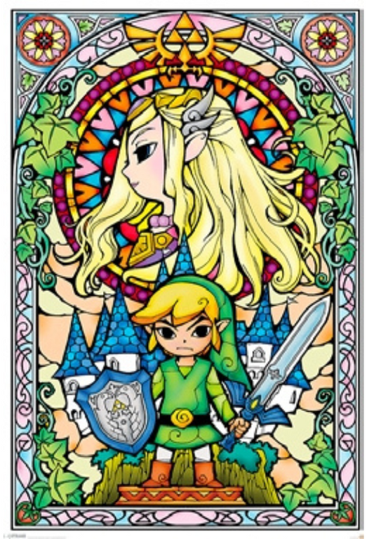 ZELDA VITRAIL NINTENDO