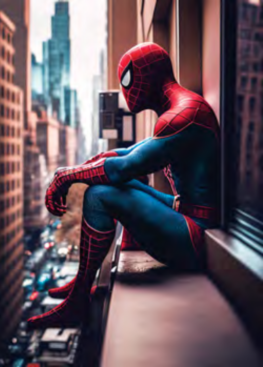 SPIDERMAN FENÊTRE MARVEL STUDIOS