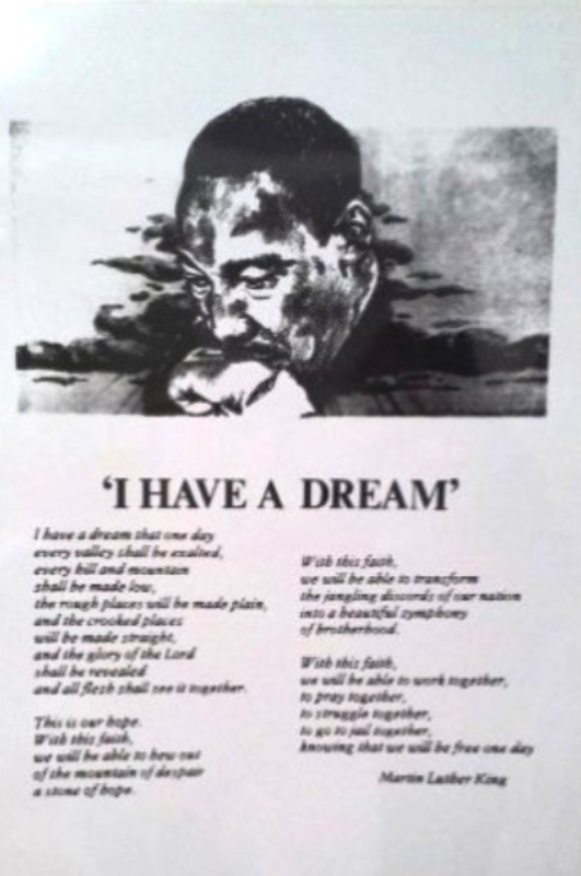 MARTIN LUTHER KING I HAVE A DREAM Version Anglaise