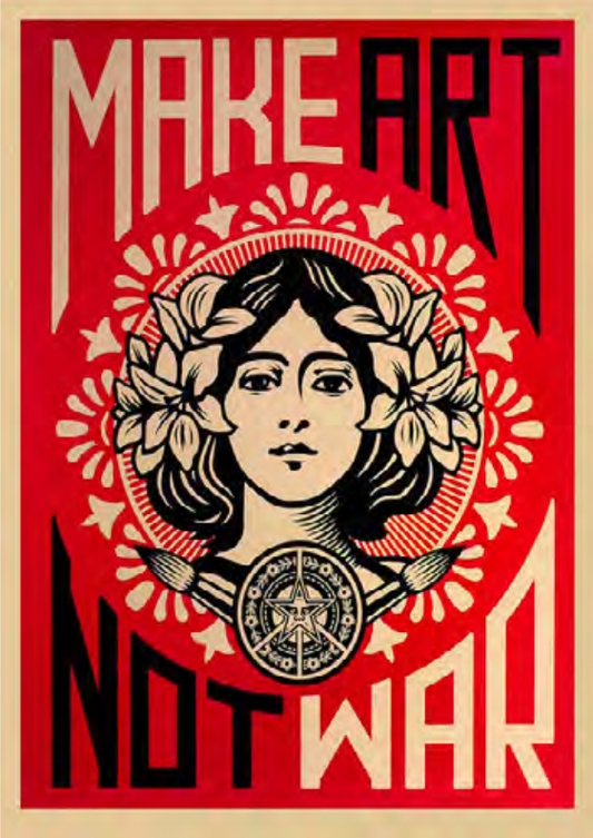 MAKE ART NOT WAR