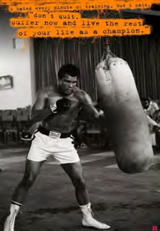 MOHAMED ALI PUNCHING BALL