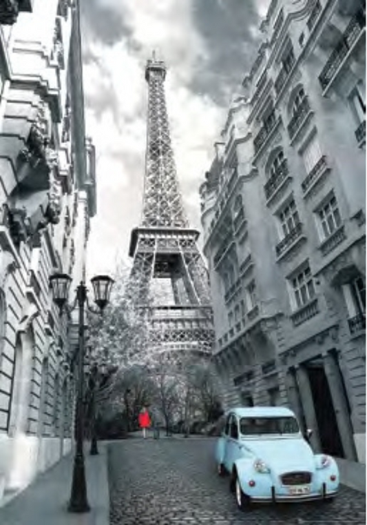 PARIS TOUR EIFFEL 2 CV