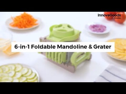 Mandoline-Râpe Pliable 6 en 1 Choppie InnovaGoods