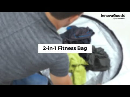 Sac tapis de sol imperméable pour les vestiaires 2 en 1 Gymbag InnovaGoods